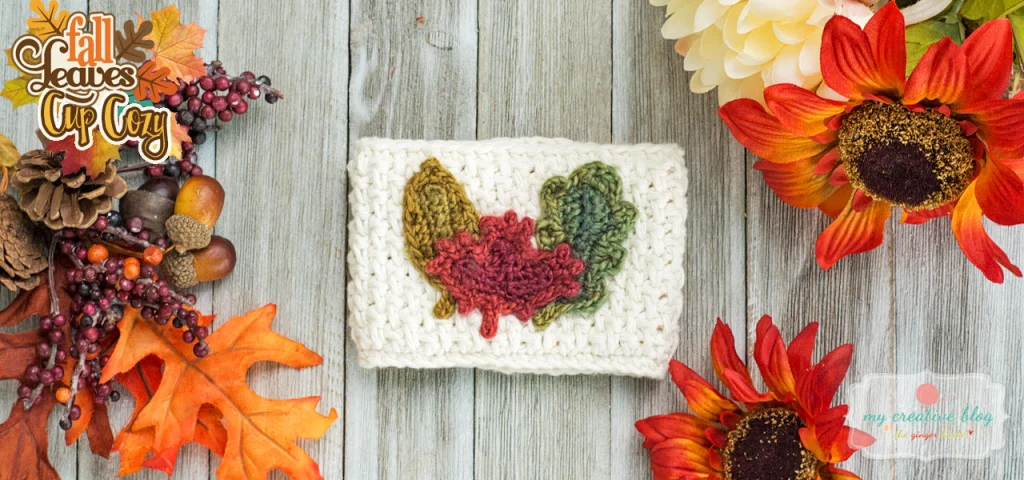 Fall Leaves Cup Cozy – Crochet Pattern