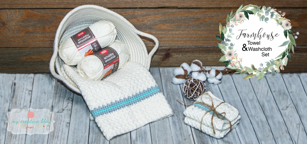 Farmhouse Towel & Washcloth Set – Crochet Pattern